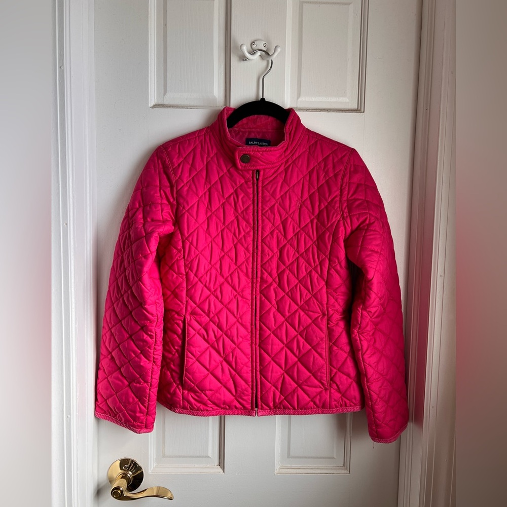Ralph Lauren Big Girl Quilted Barn Jacket Size M (8/10)